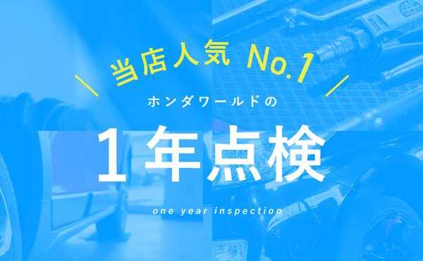 １年に一度、定期的な車の点検はいかがでしょうか。